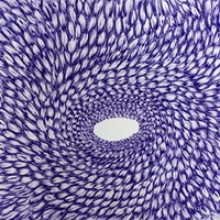 37 grand pastel violet sur papier canson 75x110cm 2017